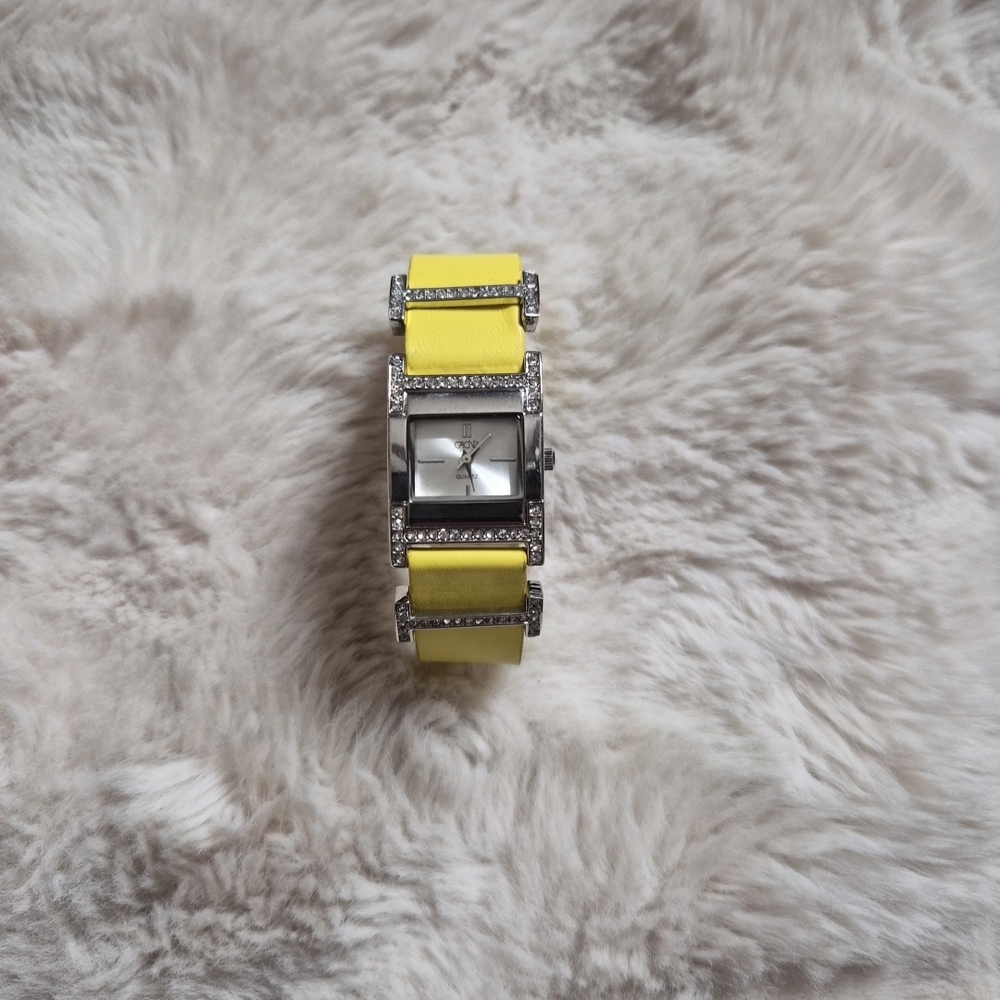 Cache Yellow and Silver Women's Watch - Picture 10 of 10